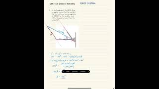 Statics 1 Rigid Bodies  Problem 2 [upl. by Yila]