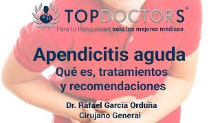 ¿Qué es la apendicitis aguda Conoce todo sobre como curarla [upl. by Kameko547]