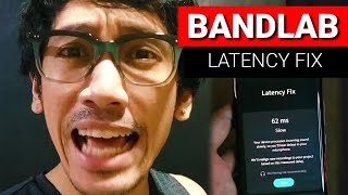 HOW TO FIX LATENCY ON BANDLAB ANDROIDIPHONE  HOME RECORDING [upl. by Cusack]