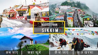 Sikkim Budget Tour Plan 2023  Sikkim Tour Guide  How To Plan Sikkim Trip In A Cheap Way [upl. by Nortna]