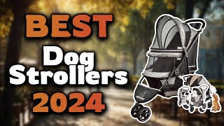 Top Best Dog Strollers in 2024 amp Buying Guide  Must Watch Before Buying [upl. by Esinaej]