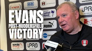 🗣 quotWe played the Rotherham United wayquot  Evans [upl. by Brandea]