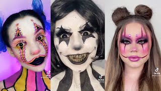 Afro Circus Halloween Tiktok Makeup  👻 [upl. by Lavud]