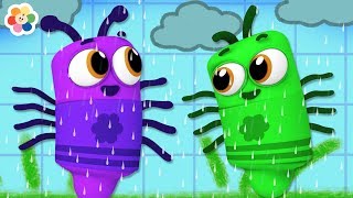 Itsy Bitsy Spider  Rhyme Time with Magic Crayons  Popular Nursery Rhymes by BabyFirst [upl. by Jennette]