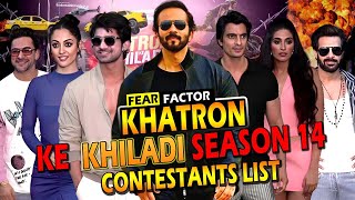 Khatron Ke Khiladi 14 Confirm Contestants List  Khatron Ke Khiladi 2024  Abhishek Kumar  Gashmeer [upl. by Dulcle]