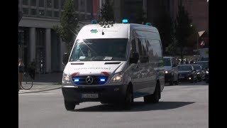 Entstörungsdienst Berliner Wasserbetriebe  RTW 12002 FW Friedrichshain Berliner Feuerwehr [upl. by Seligman451]