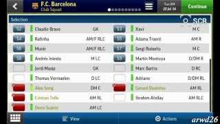 Football Manager Handheld 2015 V61 apk Real Name Players [upl. by Noseaj]