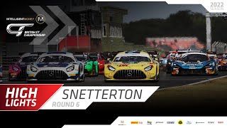 Highlights  Snetterton  Race 2  Intelligent Money British GT Championship [upl. by Eednak]