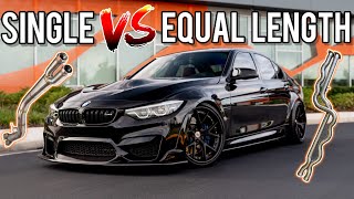 SINGLE vs EQUAL LENGTH MID PIPE Watch This Before Buying BMW M2 M3 M4 [upl. by Namielus861]