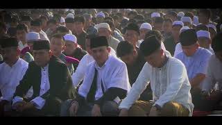 KORPS MARINIR BERSAMA MASYARAKAT LAKSANAKAN SHOLAT IDUL FITRI 1445 H 2024 M [upl. by Naenaj624]