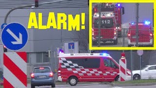 ALARM Werkfeuerwehr Sindelfingen Daimler AG [upl. by Graves]