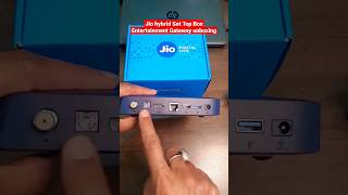 Jio hybrid Set Top Box Entertainment Gateway unboxing video  Jio wifi set top box jio jiostb [upl. by Diantha520]