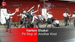 The Harlem Shake  Pit Stop Style  Sauber F1 Team [upl. by Nivart]