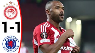 Olympiacos vs Rangers 11 All Goals and Extended Highlights [upl. by Aner]