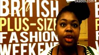 okabolcom Gaëlle Prudencio à la British Plus Size Fashion Weekend [upl. by Eihpos672]