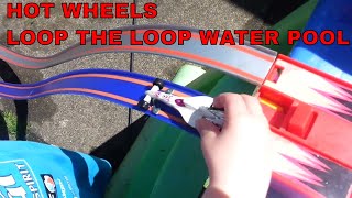 hot wheels matchbox corgi old cars track loop the loop with water splash pool toy cars [upl. by Leontine]