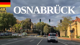 4K City Drive Osnabrück 4k [upl. by Siuluj]