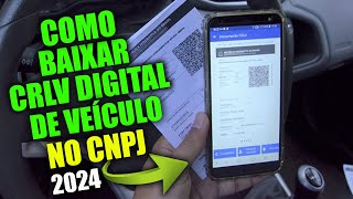 Como baixar CRLV de veículo no CNPJ  Passo a Passo  Como baixar documento de veículo no CNPJ 2024 [upl. by Lebam]