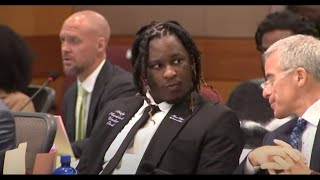 Young Thug YSL trial live stream  Monday August 19 [upl. by Lleznol]