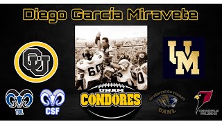 Historia de Diego García Miravete Jugador y Coach de Pumas UNAM Condores UNAM [upl. by Valry]