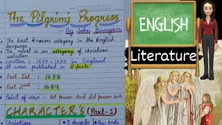 The Pilgrims Progress  Novel by John Bunyan in Hindi summary Explanation [upl. by Ateekan]