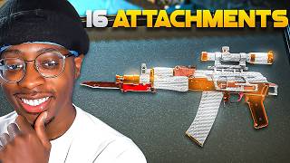 I Used 16 ATTACHMENTS on 1 Warzone Loadout [upl. by Arymahs]