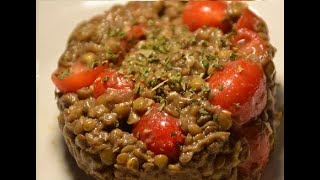 Salade lentilles tomates au cookeo [upl. by Annairdua]