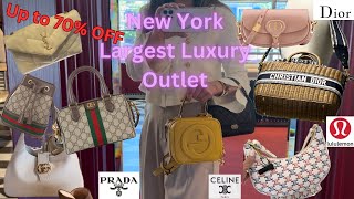 Woodbury Premium Outlet Shopping I Gucci Outlet Shopping Vlog I Dior YSL Prada Celine Fendi [upl. by Demahum]