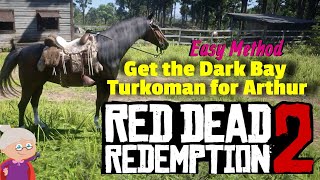 How to get the Dark Bay Turkoman in Chapter 3  Red Dead Redemption 2 [upl. by Arihs259]