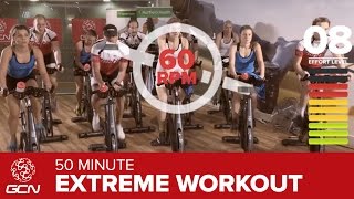 Extreme Fat Burning Workout  50 Minute Indoor Cycling Class [upl. by Dryden]