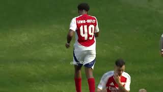 Myles Lewis Skelly vs Lyon PreSeason Friendly [upl. by Halbeib]