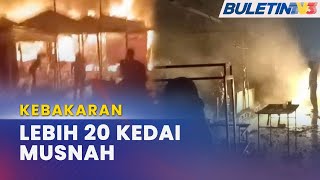 KEBAKARAN  Puluhan Kedai Di Uptown Kota Damansara Terbakar [upl. by Shifrah]