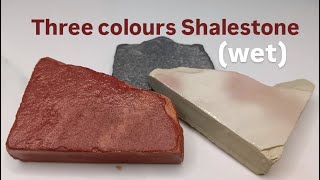 Full HD soft shale stone  wet cleaning video  asmr satisfying [upl. by Novonod]