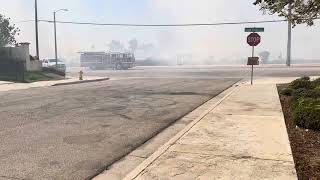 Sept 17 San Bernardino Fire Inland Center Drive 🔥 [upl. by Ylevol]