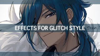 effects for glitch style  settings  after effects [upl. by Verlee]