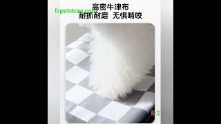 Dog Outing Fashion Plaid Central Control Car Nest Cat Car Seat Outing Bag Pet Dog Nest [upl. by Nyahs]