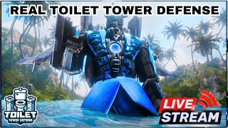 REAL TOILET TOWER DEFENSE LIVE  GIVEAWAYS  NEW ULTIMATE UPDATE toilettowerdefense roblox ttd [upl. by Wye397]