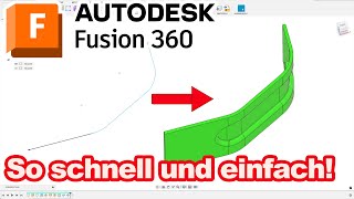 Linie Extrudieren Fusion 360 Tutorial Deutsch CAD [upl. by Cheatham]