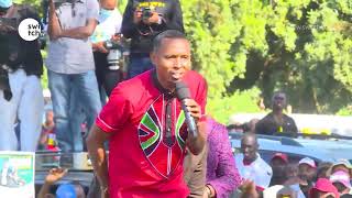 Moha Jicho Pevu amazes Gatanga Residents by singing Kikuyu song fluently [upl. by Paresh]