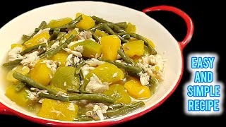 Sitaw Kalabasa Recipe  Ilocano Dish [upl. by Sorilda]