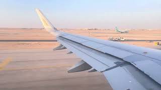 Riyadh international airport runway terminal 2 gulf air Riyadh to Bahrain Take off flight GF168 [upl. by Jasik210]