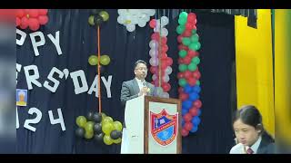 The new principal addresses teachers and students on the occasion of TDay [upl. by Holey856]