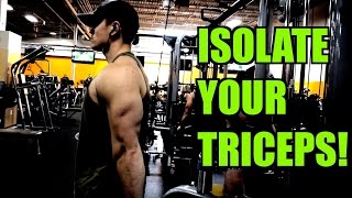 Top 5 Triceps Isolation Exercises [upl. by Anaeda604]