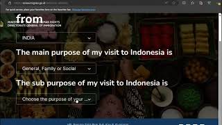 How To Apply Indonesia Tourist eVisa B1 Step By Step Full Information [upl. by Norab552]