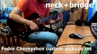 Seymour Duncan Sg2nSh6b VS Fedor Chernysov custom pickups set VS Fokin pickups Hot Breeze set [upl. by Naesad]