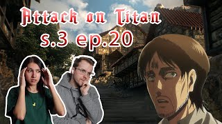 Attack on Titan  Season 3 Episode 20 REACTION [upl. by Encratia]