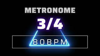 34 METRONOME 80 BPM △ [upl. by Elonore]