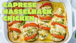 Caprese Hasselback Chicken [upl. by Irrep482]