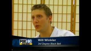 Fox 40 News Story on Sensei Winkler [upl. by Llertnor]