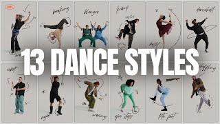 13 Dance Styles And How To Get Started  Back To Basics [upl. by Risser]